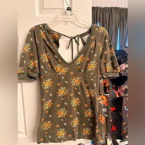 Free People Boho Floral top